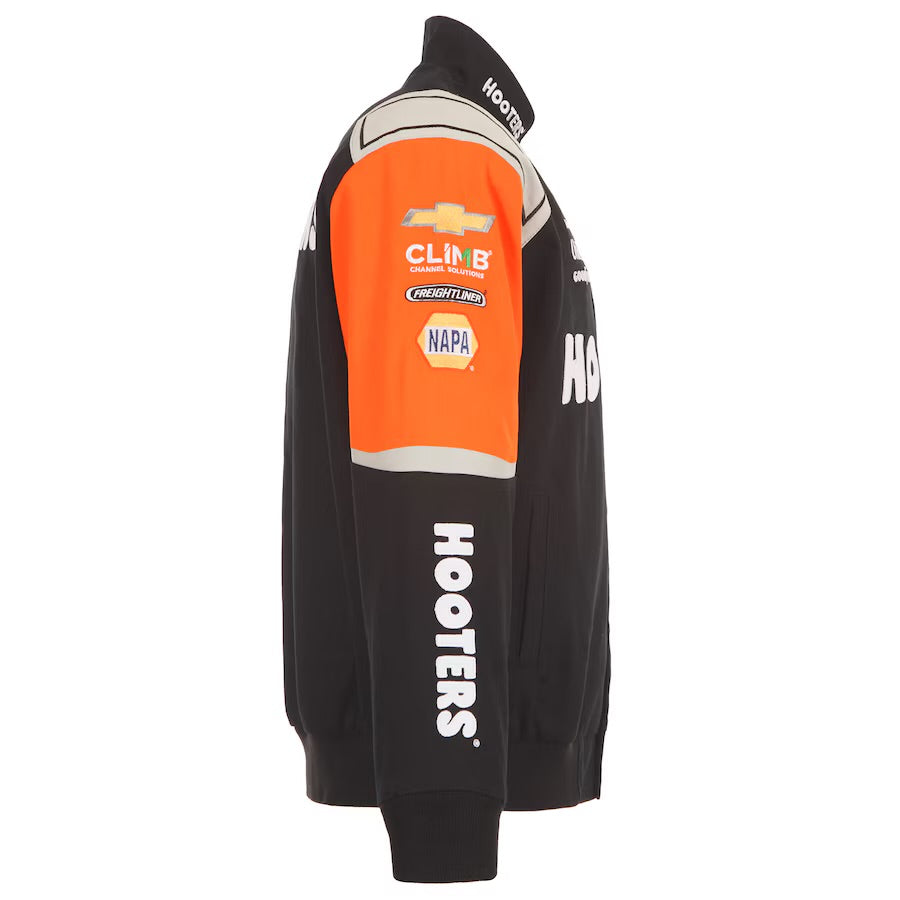 New With Tags NASCAR Chase Elliott Hooters JH Design Full Snap Jacket
