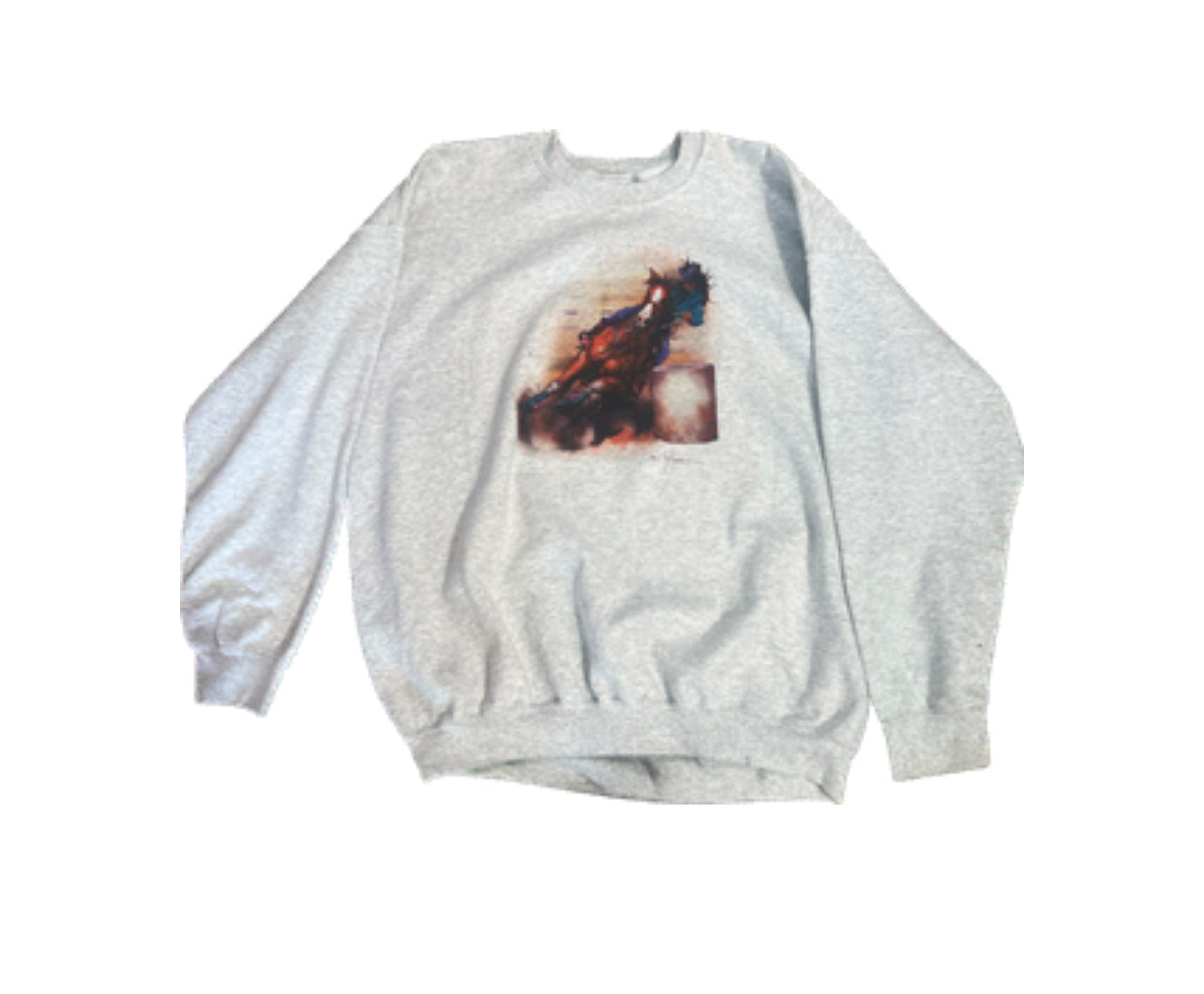 Vintage 90s Cowboy Rodeo Sweatshirt
