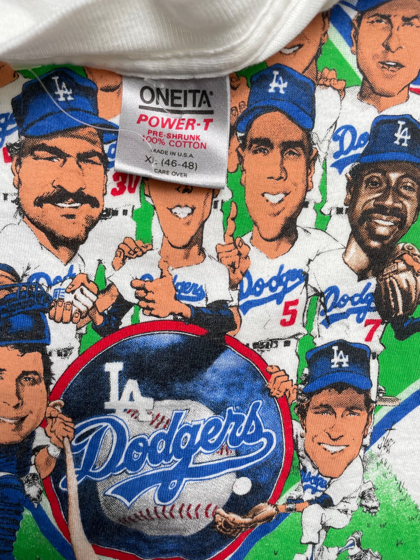 Vintage 1988 L.A. Dodgers World Series Champions MLB TShirt XLarge