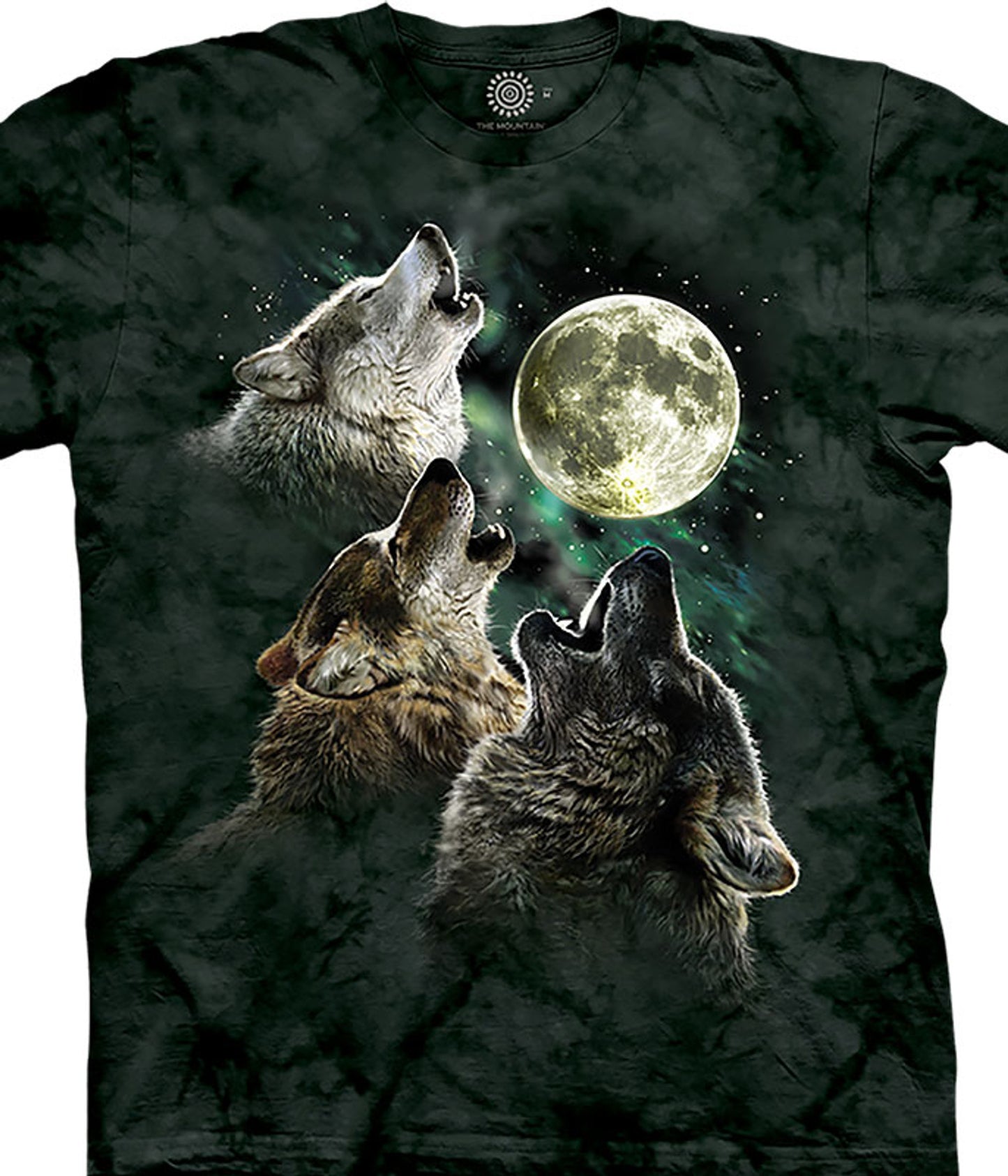 The Mountain by Liquid Blue Three Wolf Moon Tie Dye TShirt