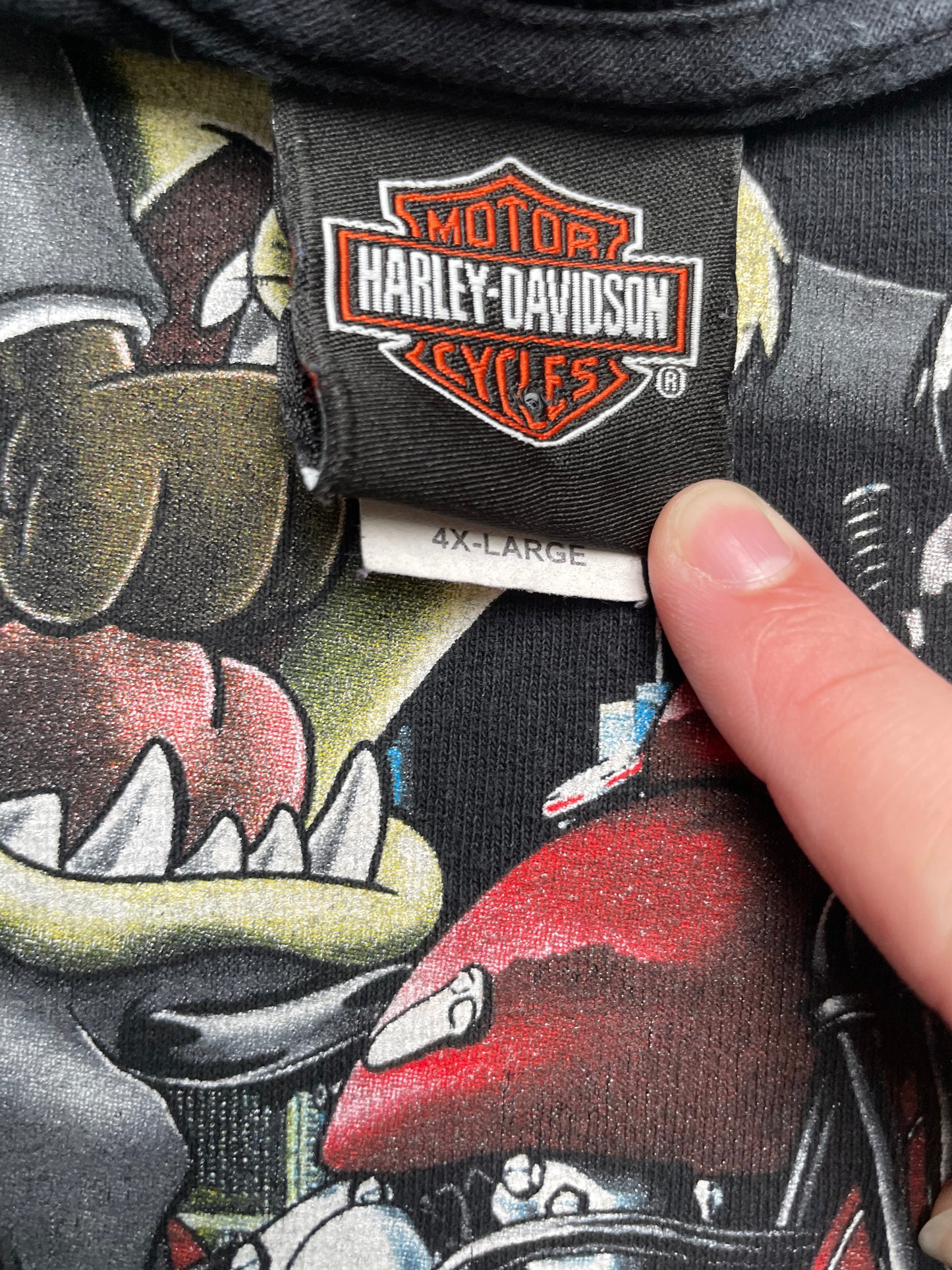 2014 Looney Tunes Harley Davidson Chicago T Shirt XXXXLarge