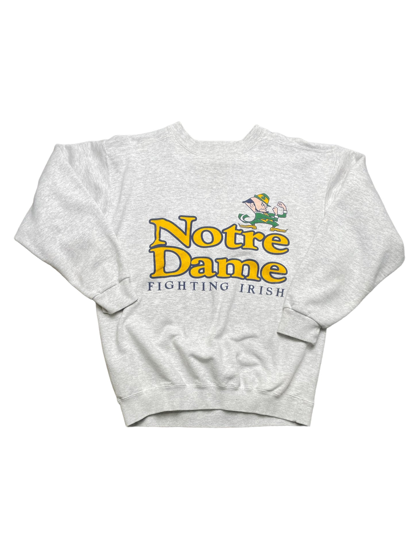 Vintage 90s Norte Dame Fighting Irish Sweatshirt XLarge