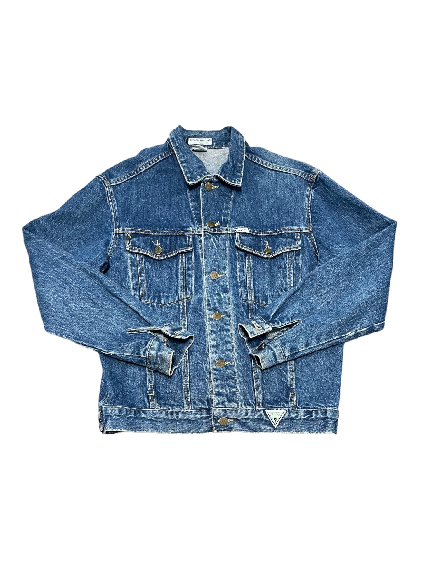 Vintage 80s Georges Marciano for Guess Denim Jacket Small