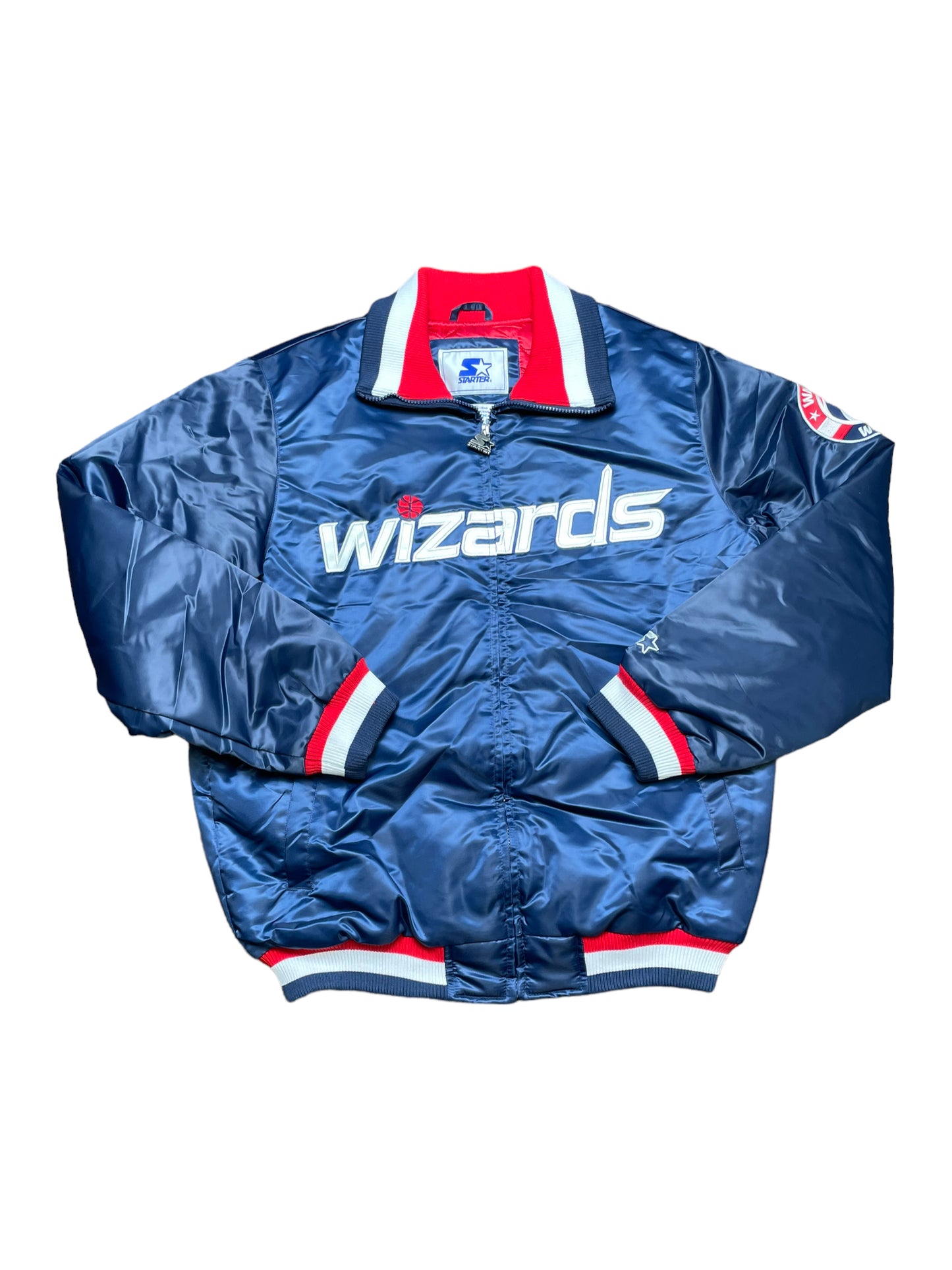 NEW WITH TAGS WASHINGTON WIZARDS STARTER JACKET LARGE