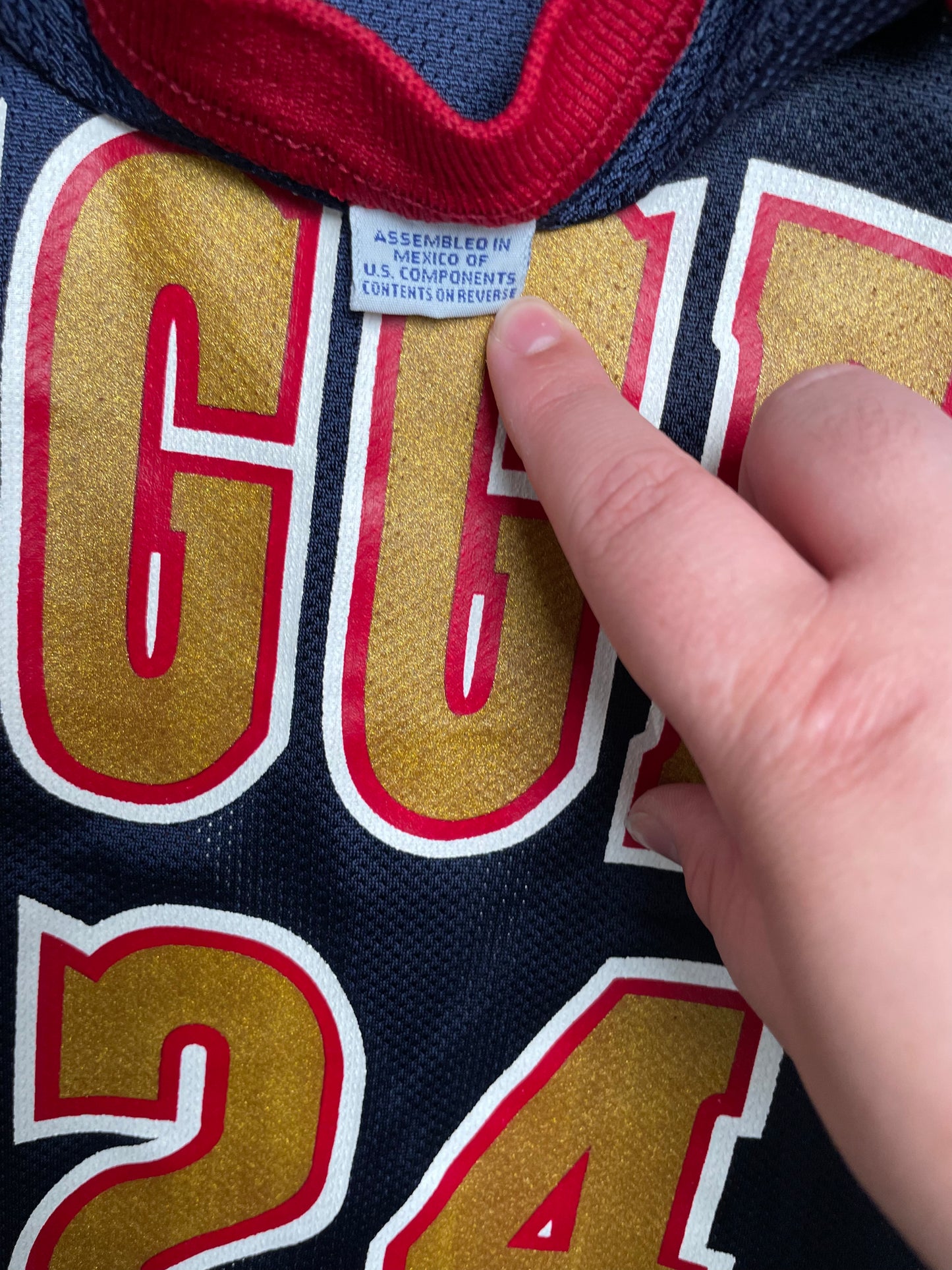 Vintage Denver Nuggets Antonio McDyess #24 NBA Basketball Jersey Medium