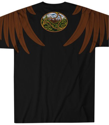 Liquid Blue Eagle All Over Print TShirt