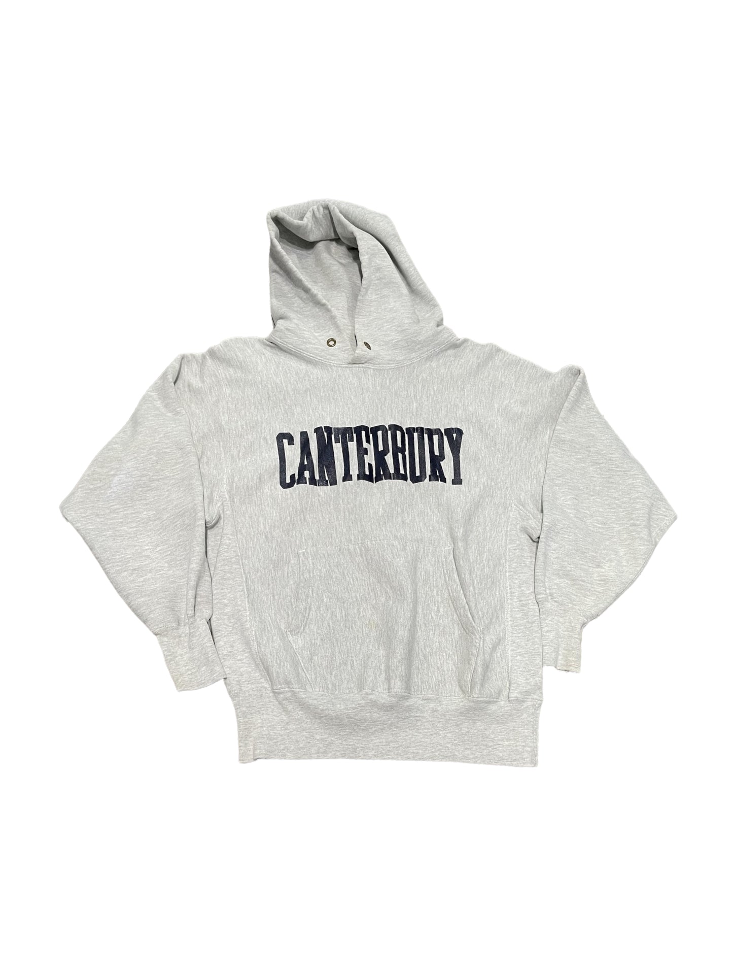 Vintage 80s University of Canterbury New Zealand Champion Reverse Weave Hoodie Large