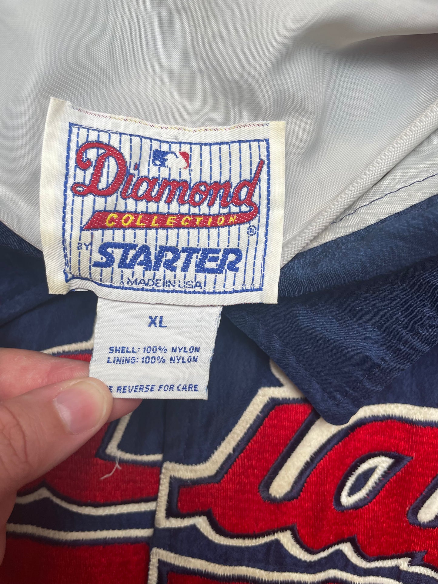 Vintage 90s Cleveland Indians MLB Starter Jacket XLarge
