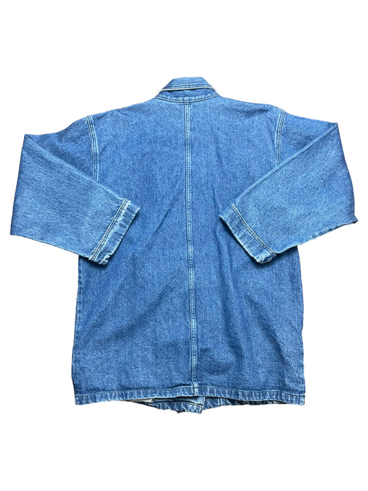 Vintage Sunbelt Denim Trench Coat Large