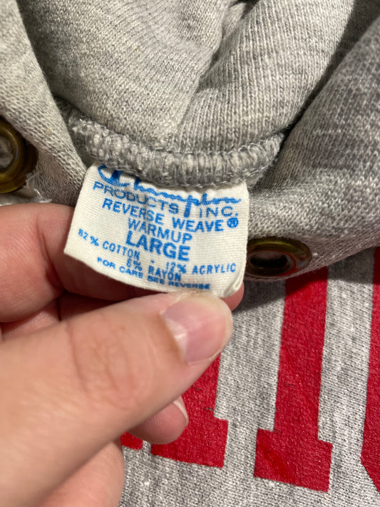 Vintage 70s Ohio State University Champion Reverse Weave Hoodie Large