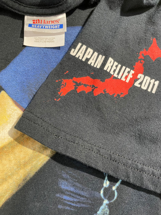 2011 Keith Richards Japan Relief Artist T Shirt Large