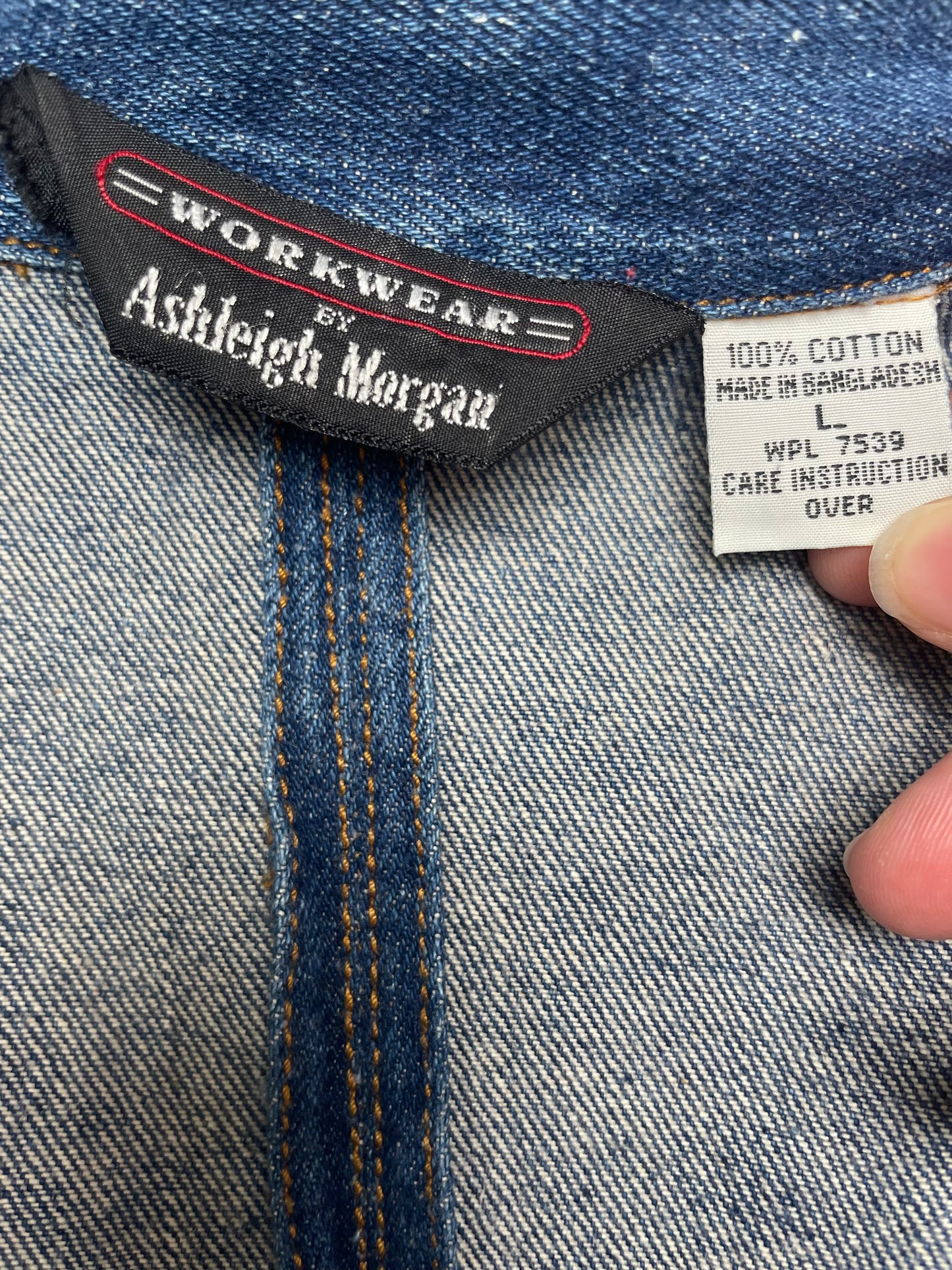 Vintage Workwear by Ashleigh Morgan Denim Blazer Large