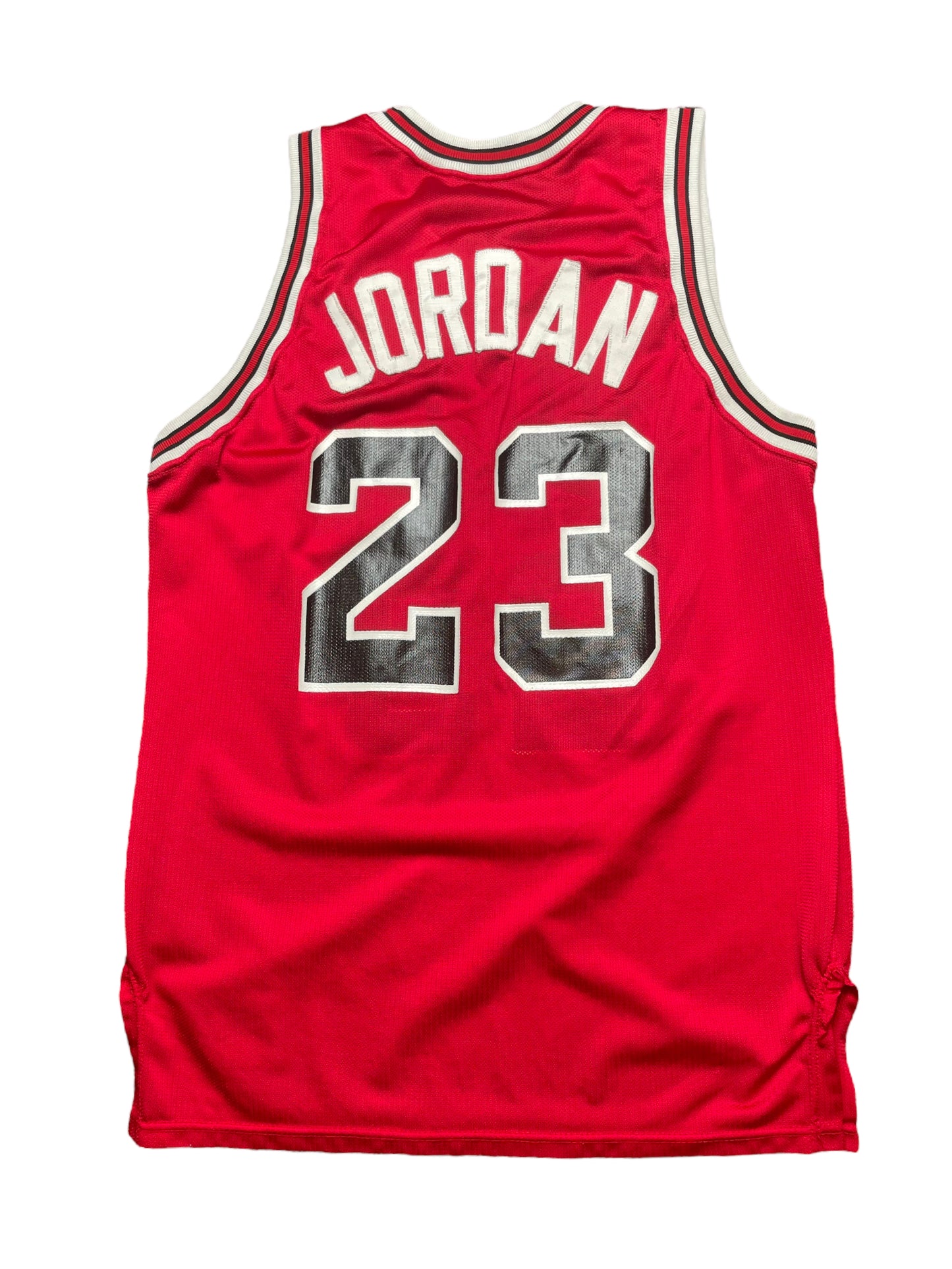 Vintage 80s Michael Jordan Chicago Bulls Mac Gregor Sand Knit #23 NBA Basketball Jersey Large