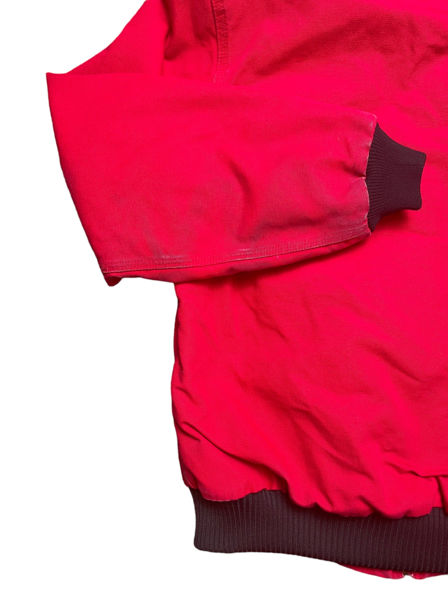 Vintage 90s Red Carhartt Hooded Jacket Medium
