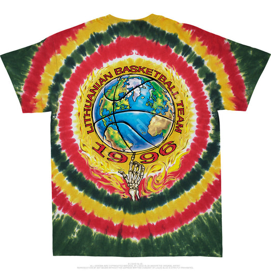 Liquid Blue Lithuania 1996 Olympic Slammin Tie-Dye T-Shirt
