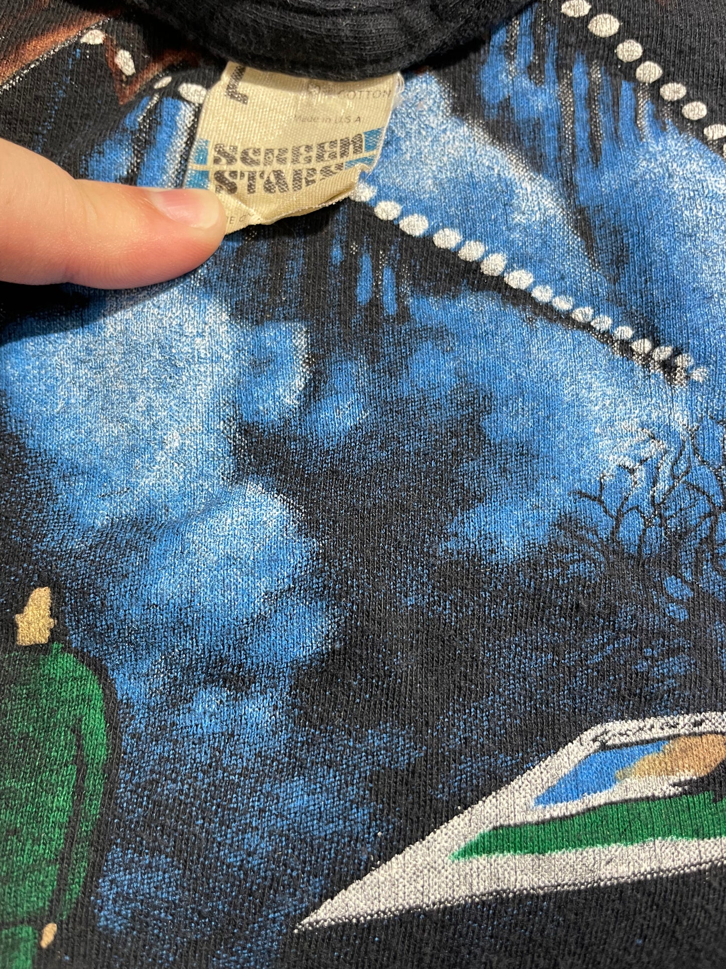 Vintage 80s Genesis Tour Band T Shirt Large