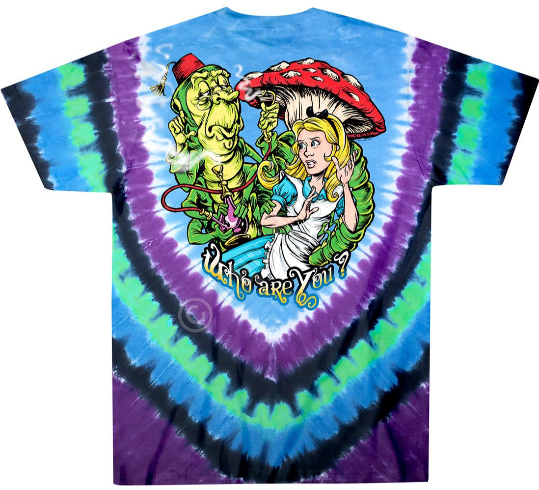 Liquid Blue Alice In Wonderland Dont You Know Tie-Dye T-Shirt