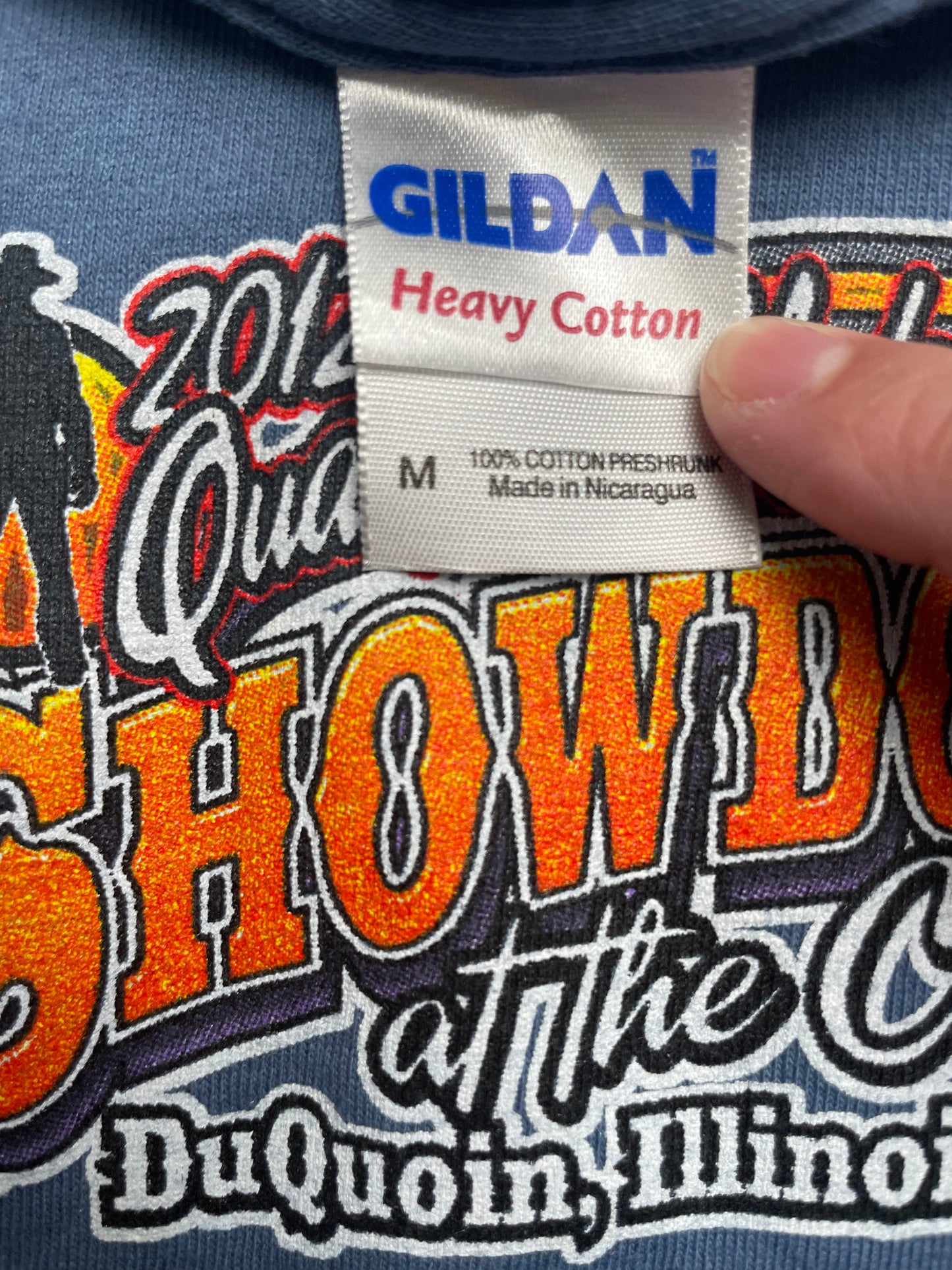 2012 Quarter Midget Showdown Racing T Shirt Medium