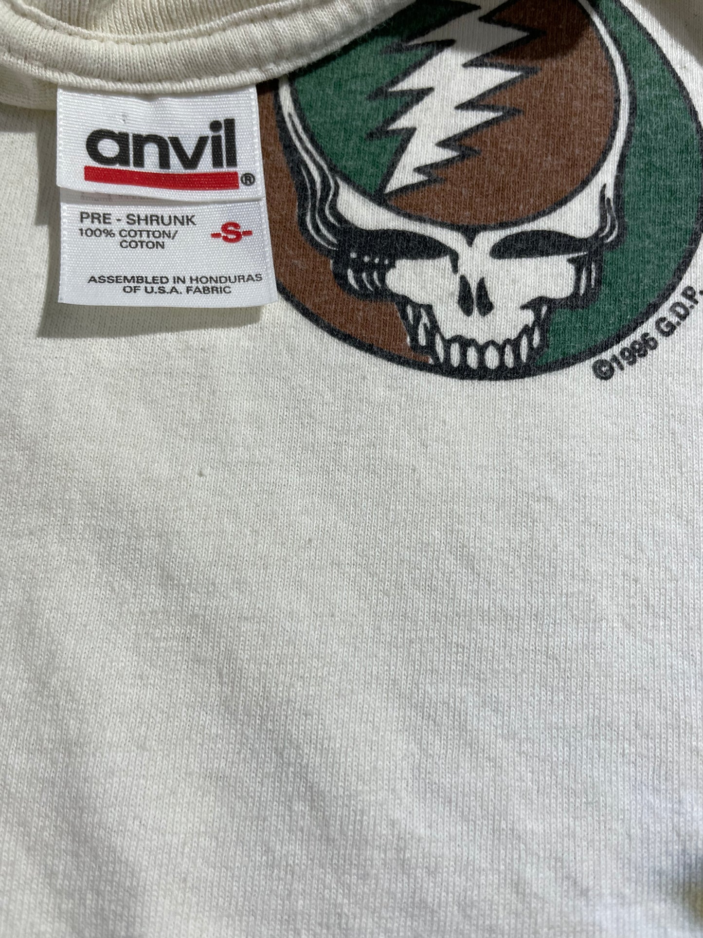 Vintage 1996 Grateful Dead Band Tie Dye T Shirt Small