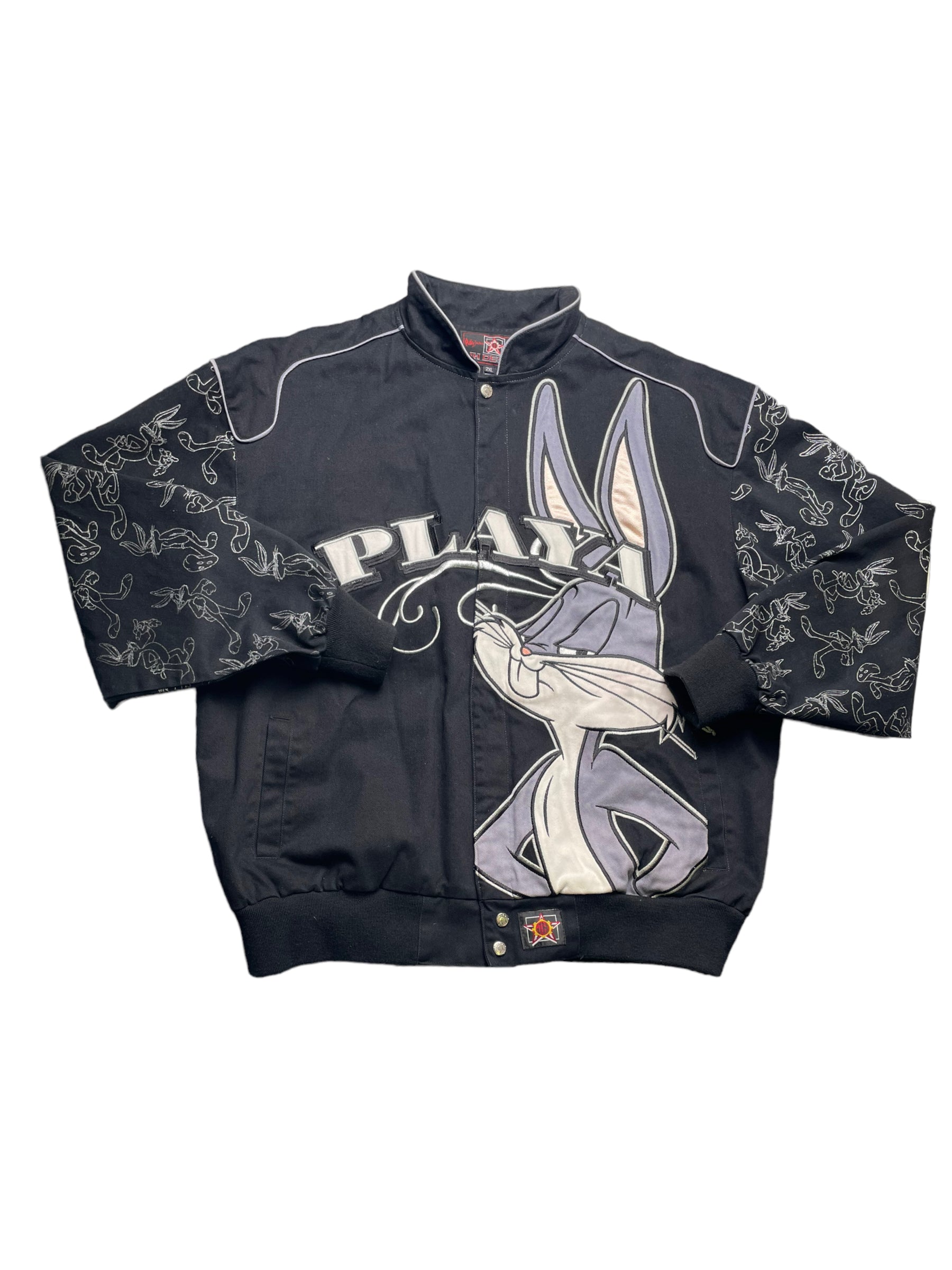 Vintage Y2K Looney Tunes Bugs Bunny “Playa” NASCAR Jacket 2XL