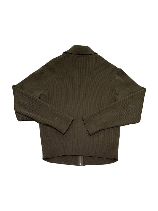 Vintage 70s Suede Leather Patchwork Zip Up Jacket Medium