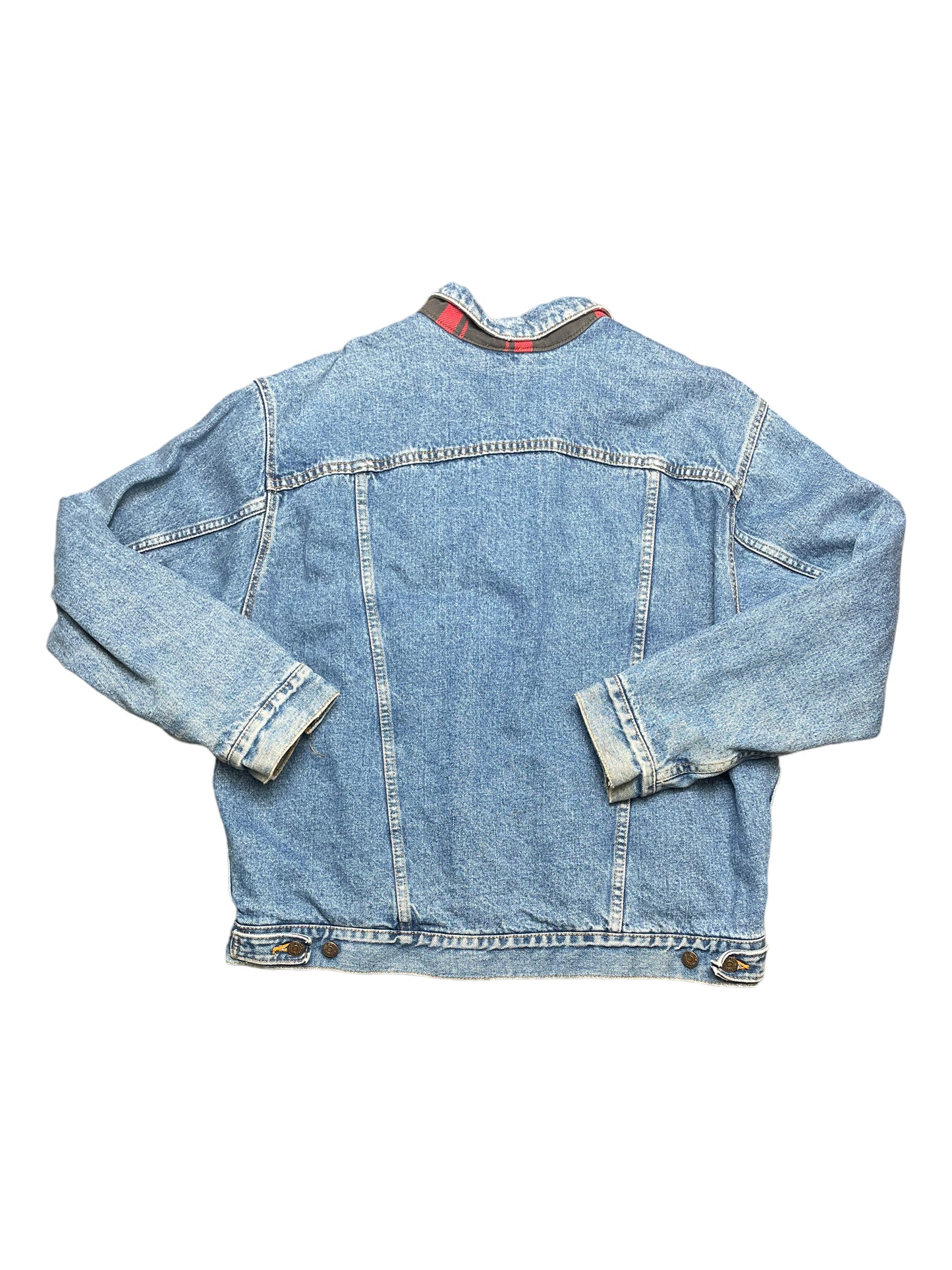 Vintage 80s Levi’s Red Tab Flannel Lined Denim Jacket XLarge