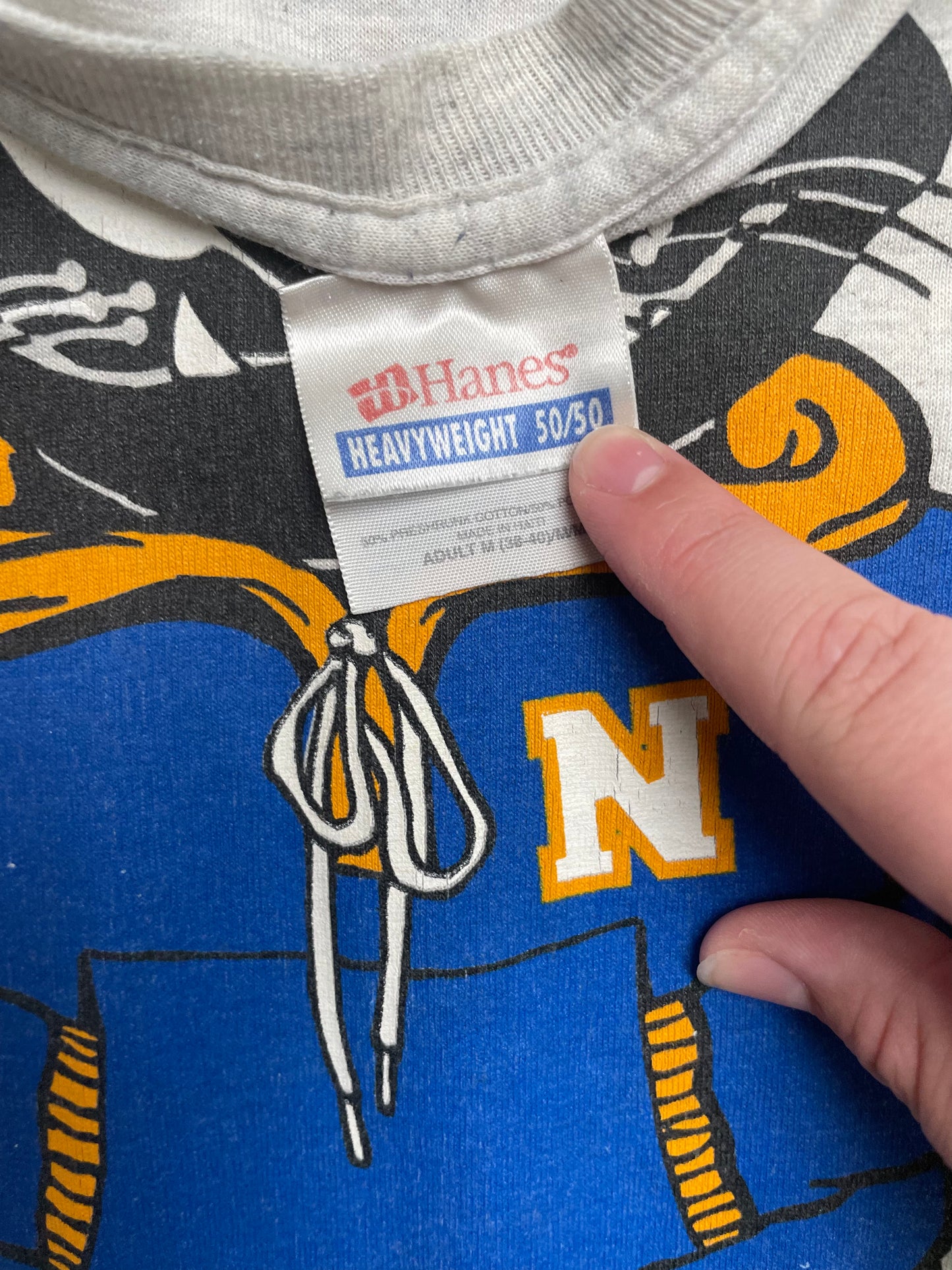 Vintage Newberry Panthers T Shirt Medium