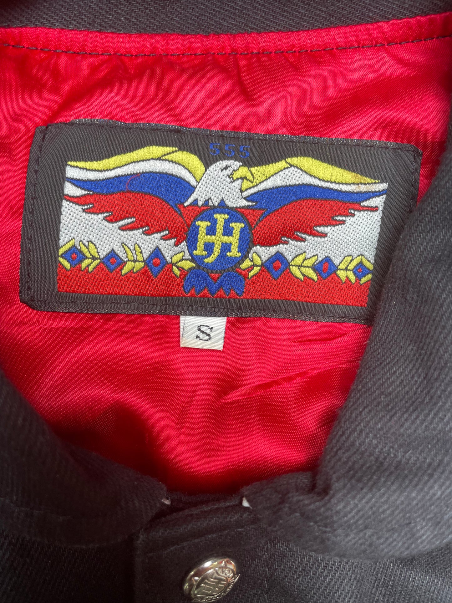 Vintage 1992 Jeff Hamilton Looney Tunes Tasmanian Devil Taz Letterman Style Jacket Small