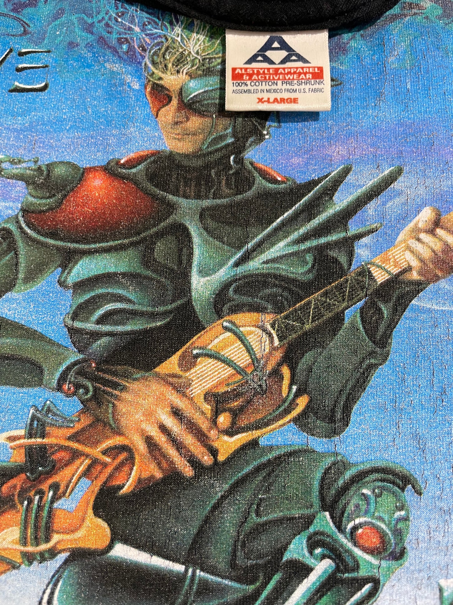 Vintage 1999-2000 Steve Vai Ultra Zone World Tour Band T Shirt XLarge