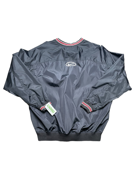 Vintage 90s Nike Embroidered Windbreaker Pullover Jacket XLarge