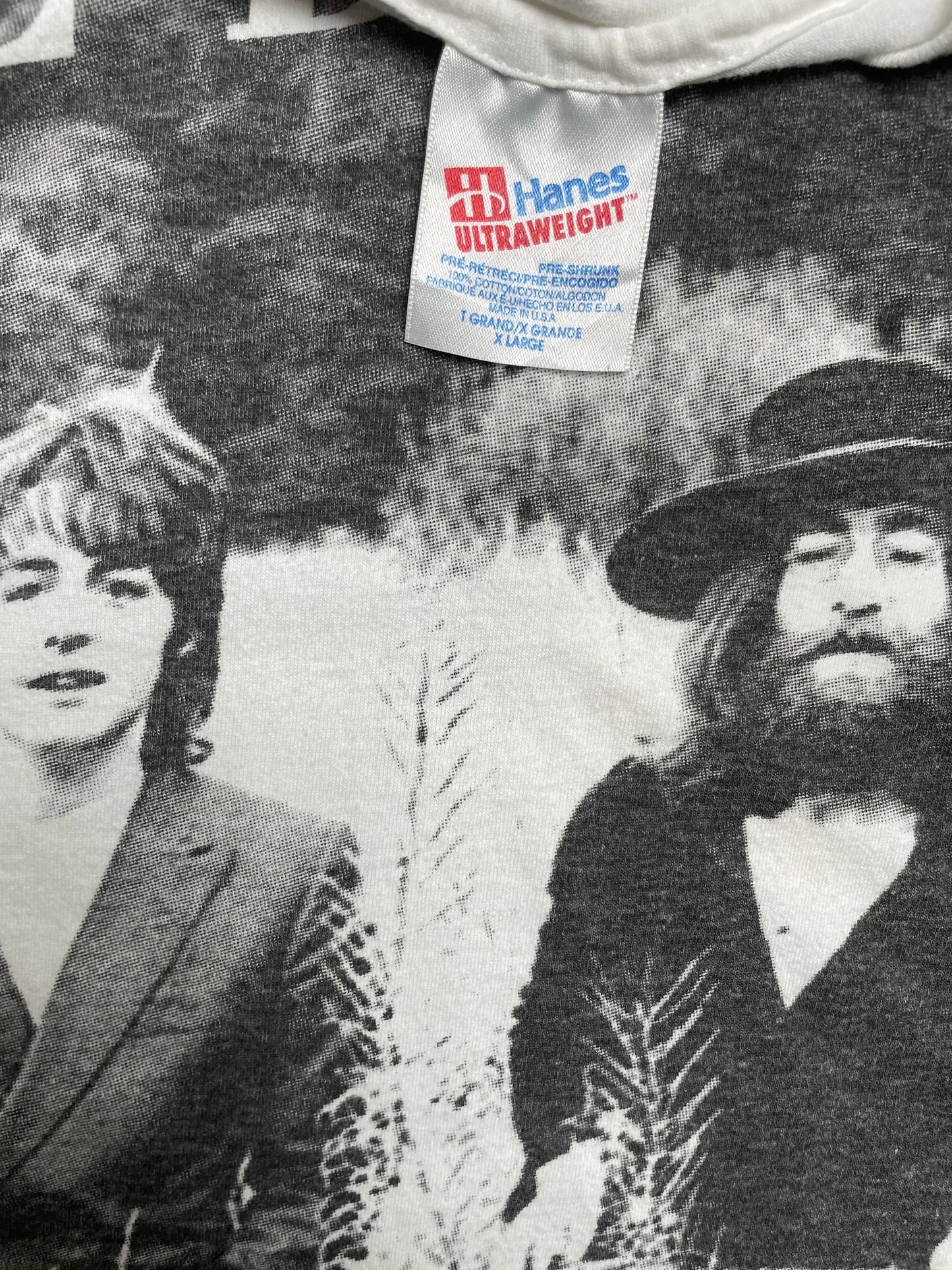 Vintage 90s The Beatles All Over Print T Shirt XLarge