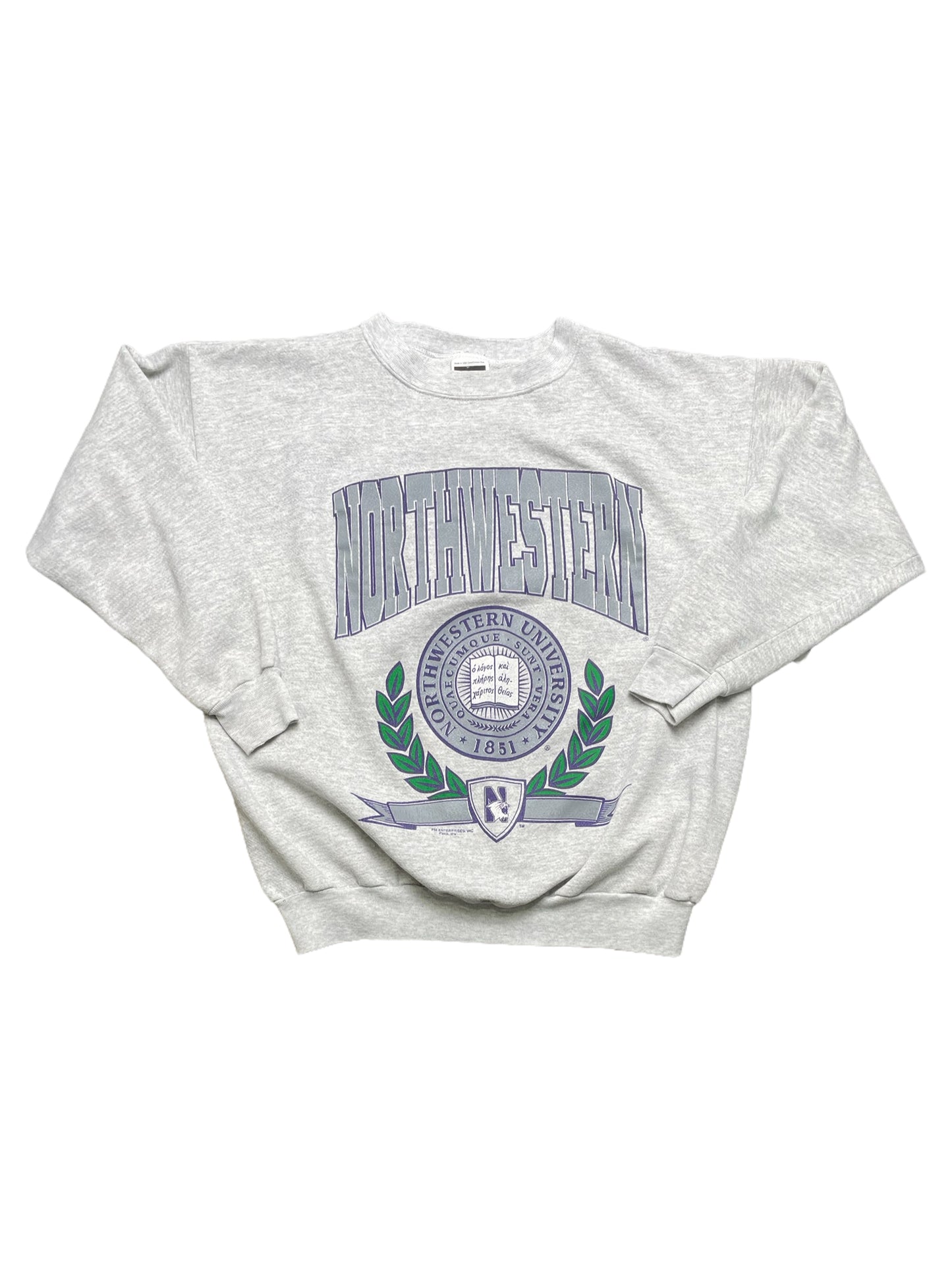 Vintage 90s Northwestern University Sweatshirt XXLarge