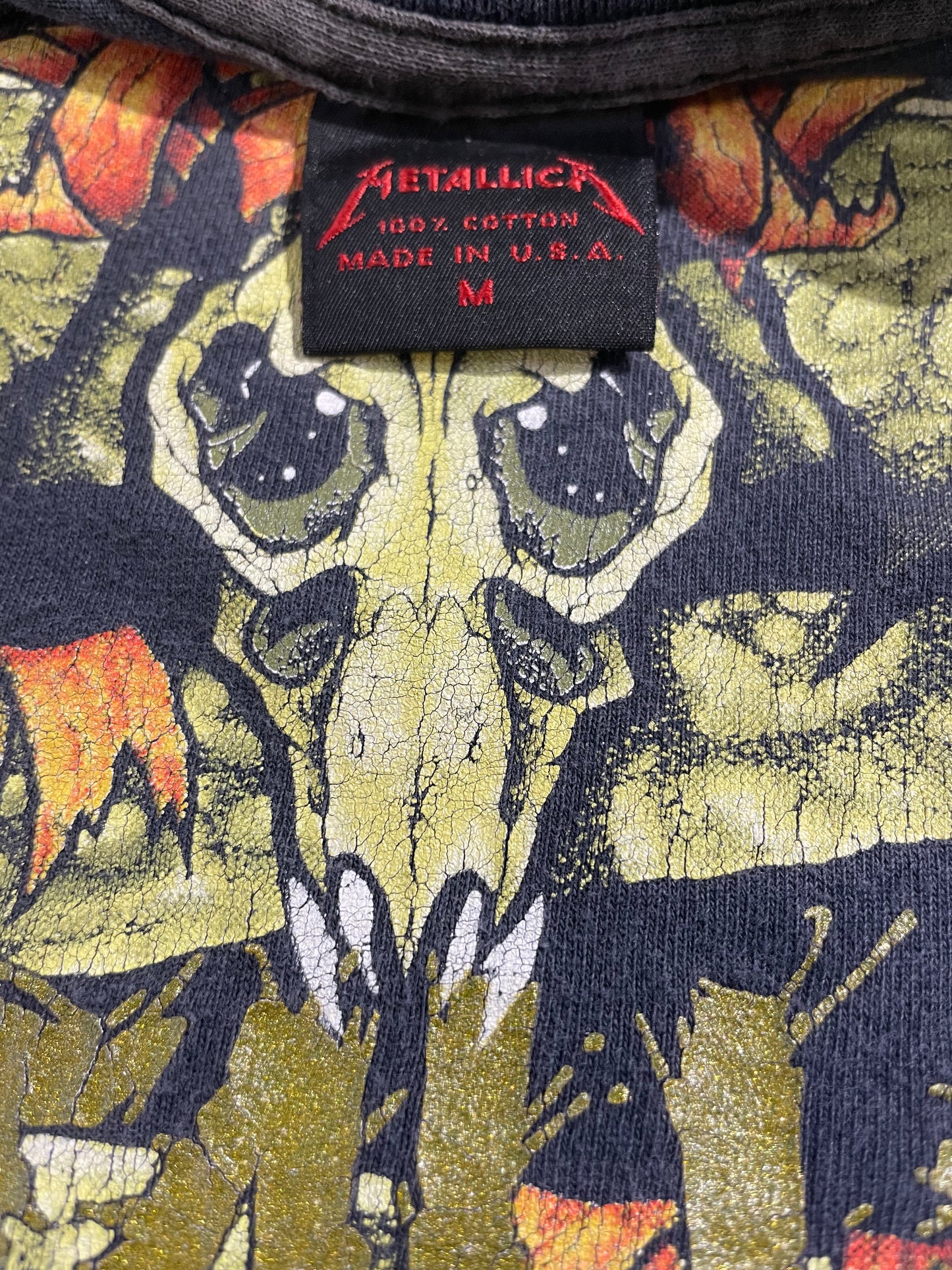 Vintage 1991 Metallica “Wherever I May Roam” Band T Shirt Medium