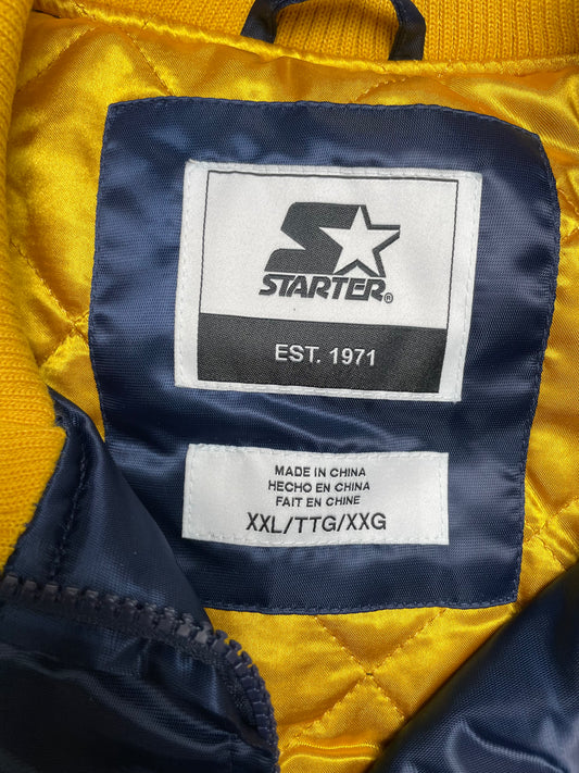 NEW WITH TAGS UNIVERSITY OF MICHIGAN WOLVERINES STARTER JACKET XXLARGE