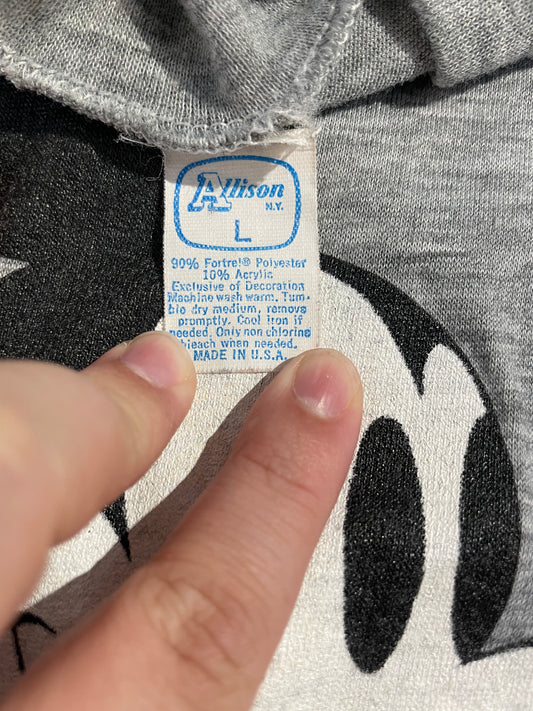 Vintage 80s Disney Mickey Mouse Tank Style T Shirt Large