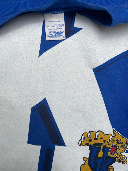 Vintage 90s University of Kentucky Wildcats Sweatshirt XLarge