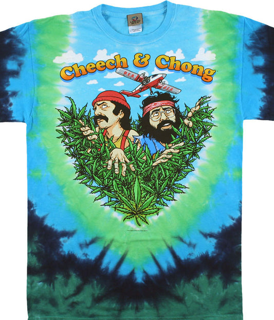 Liquid Blue Field of Dreams Cheech and Chong Tie Dye TShirt