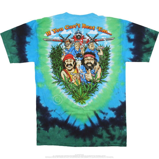 Liquid Blue Field of Dreams Cheech and Chong Tie Dye TShirt