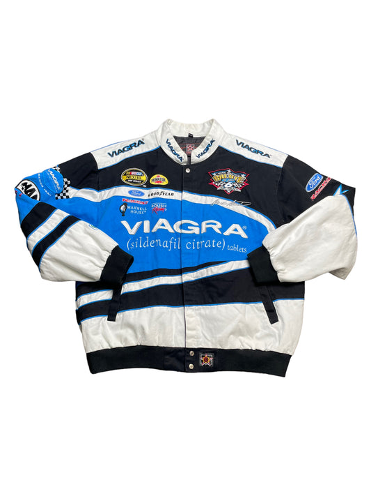 A Salute to Mark Martin Ford Racing Viagra JH Design NASCAR Jacket XXXLarge