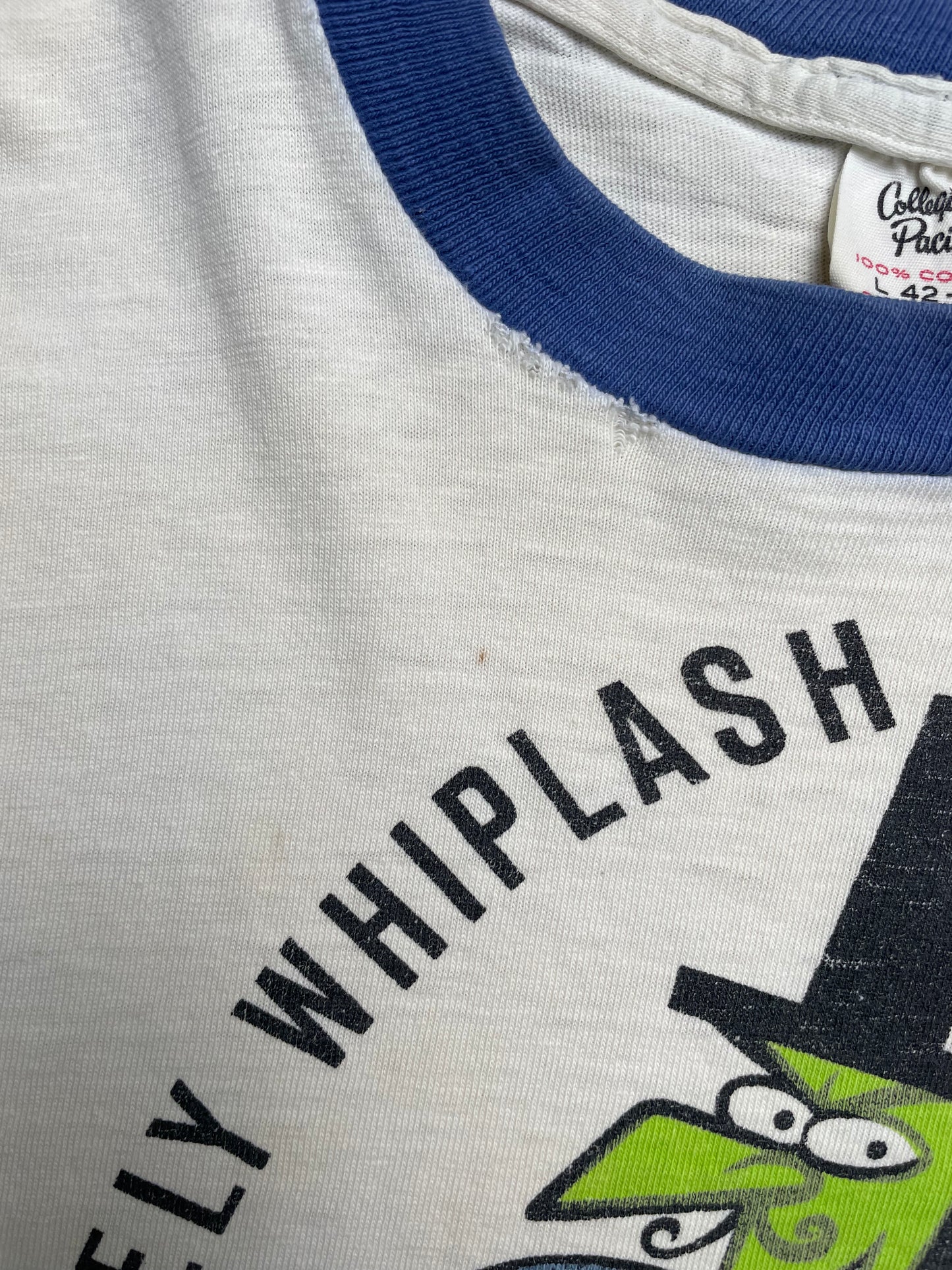 Vintage 70s/80s Snidley Whiplash Mortgage Graphic Ringer TShirt Large