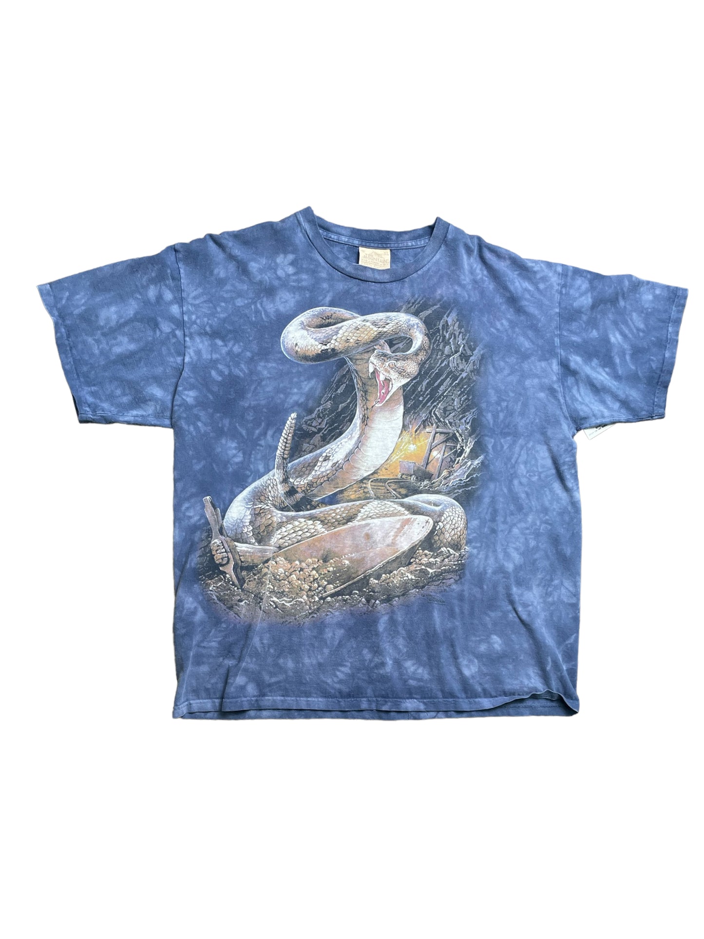 Vintage Y2K Rattle Snake The Mountain T Shirt XLarge