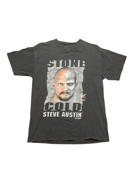 Vintage 1998 WWF Stone Cold Steve Austin Wrestling Tshirt Medium