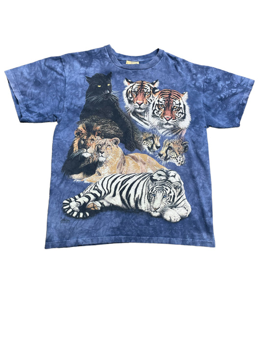 Vintage Y2K Lions, Tigers and Panthers The Mountain T Shirt Large