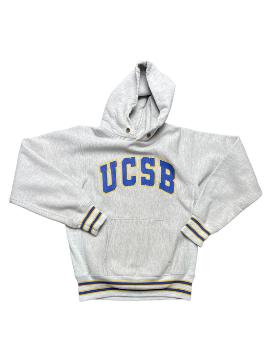 Vintage 80s University Of California Santa Barbara Reverse Weave Hoodie Large