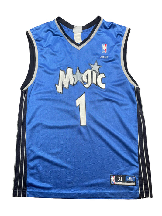 Vintage Y2K Tracy McGrady Orlando Magic Reebok NBA #1 Basketball Jersey XLarge