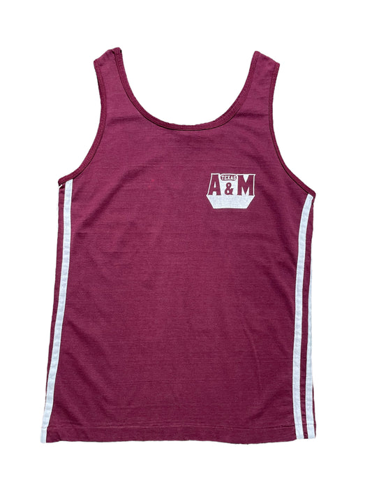 Vintage 80s Texas A&M Tank Style T Shirt XLarge