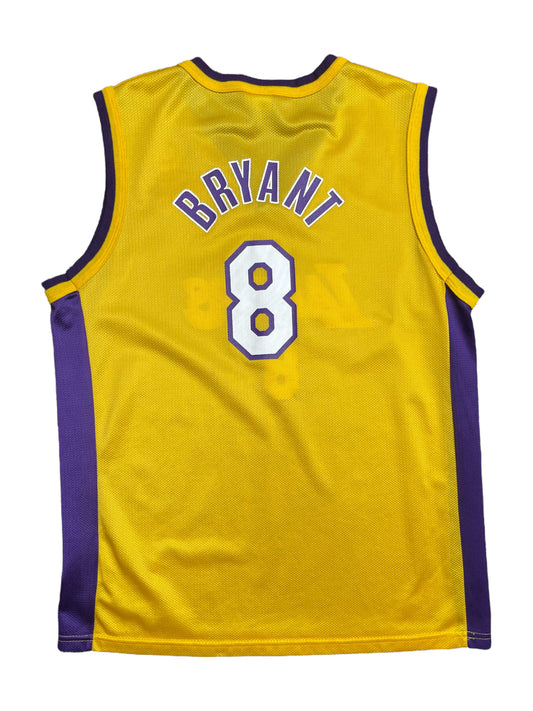 Vintage Y2K Kobe Bryant Los Angeles Lakers #8 Champion Basketball Jersey Youth Large