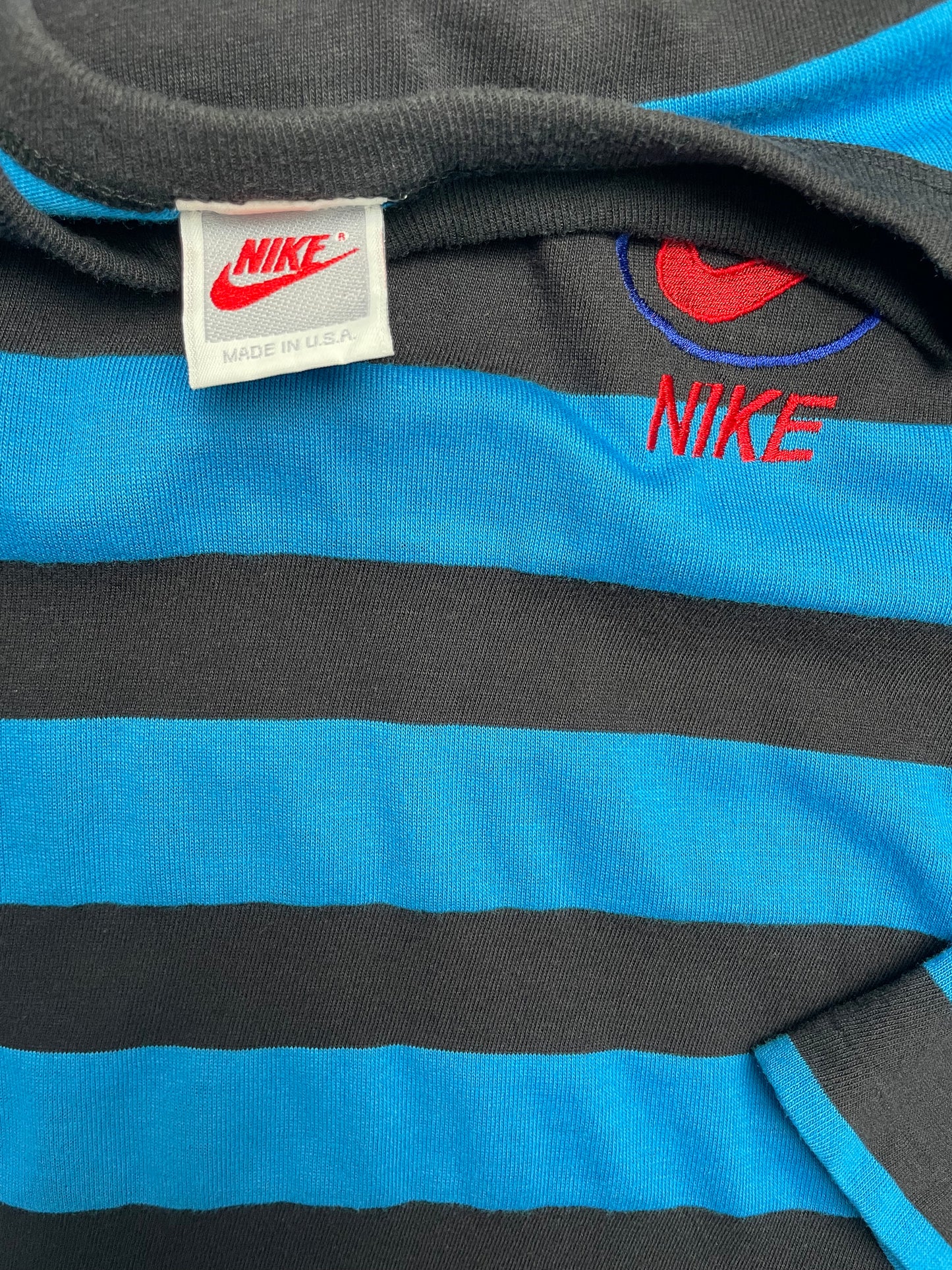 Vintage Striped long sleeve Nike T Shirt Large