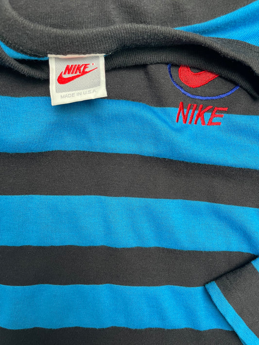 Vintage Striped long sleeve Nike T Shirt Large