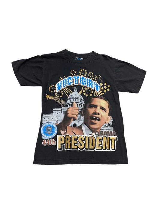 44th President Barack Obama Rap T Shirt Medium